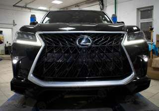 Обвес trd superior lexus lx 570 лексус лх 570 черный перламутр