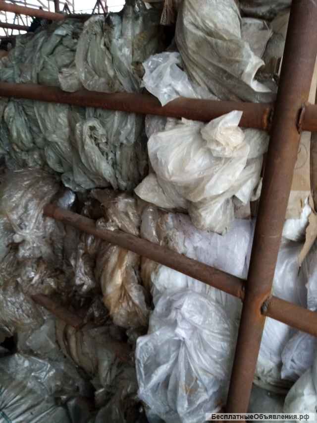 Отходы ПВД пленки прозрачный