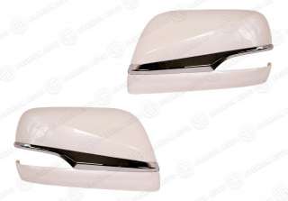 Крышки зеркал trd на lexus lx 570 белый перламутр