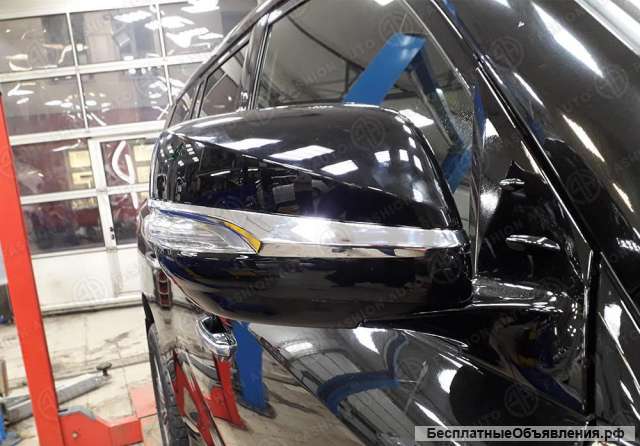 Lexus lx 570 крышки на зеркала trd черый перламутр