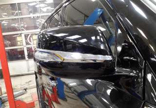 Lexus lx 570 крышки на зеркала trd черый перламутр