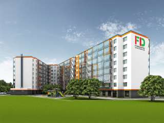 1-комнатная квартира 35 м² в ЖК Браво
