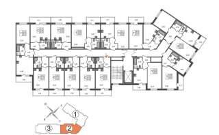 Квартира-студия 22 м² number 2161967