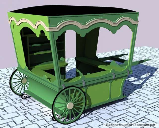 Ларьки. киоски и павильоны в виде кареты.