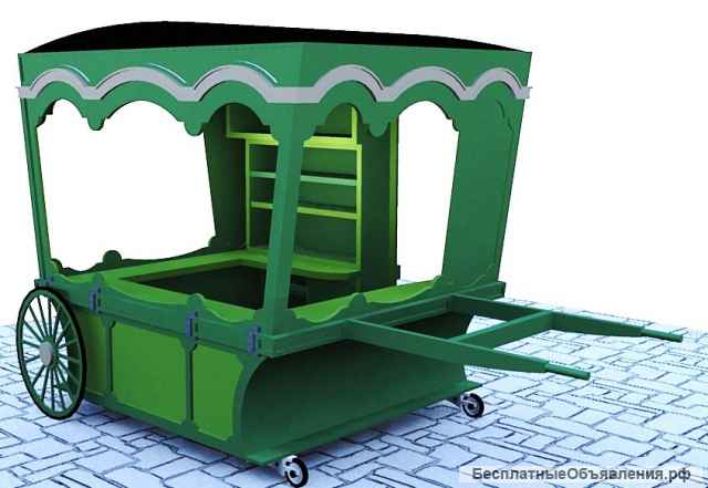 Ларьки. киоски и павильоны в виде кареты.