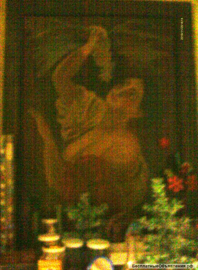 Старинная картина маслом по фанере "Итальянский полдень" 1935 г.в., размер 1000 х 600 мм