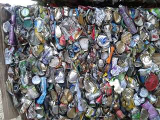 Металлолом 60 тонн, банки жестяные прессованные