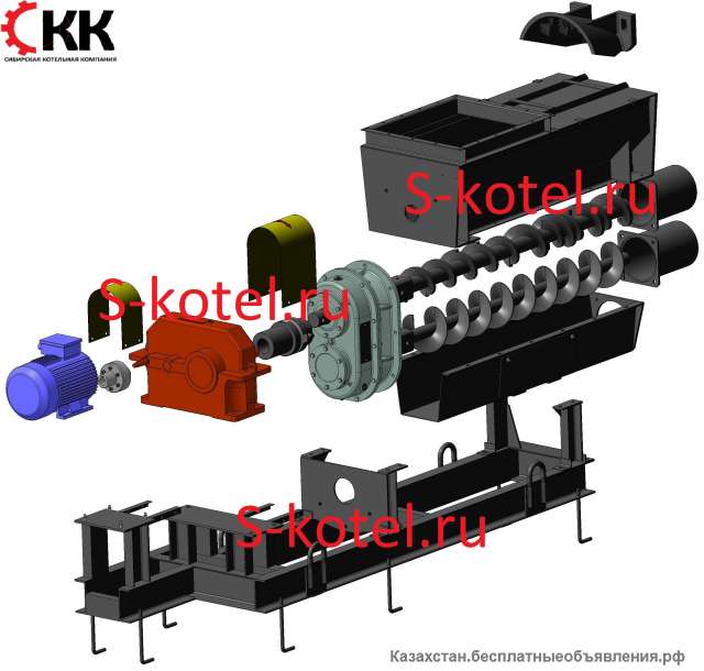 Винтовая дробилка-грохот ВДГ-10 и запасные части