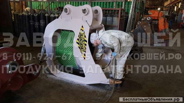 Ковш для просеивания на экскаватор