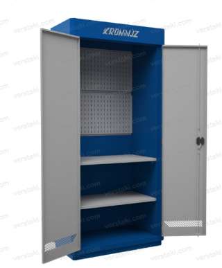 Металлический инструментальный шкаф