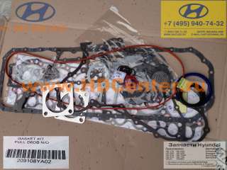 2091083A00, Прокладки двигателя комплект Hyundai D6AB, D6AC, D6AU, D6AZ и 6D22 20910-83A00