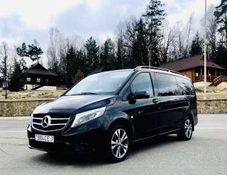 Аренда микроавтобуса в Минске с водителем. Mercedes V-classe 2016г