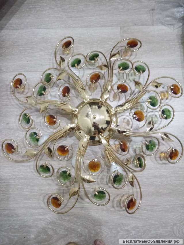 Люстра стекло