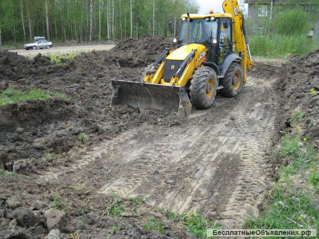 Услуги Экскаватора погрузчика