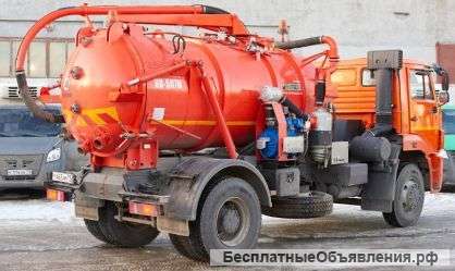 Илососная машина 6 м3 КО-507К на базе КАМАЗ