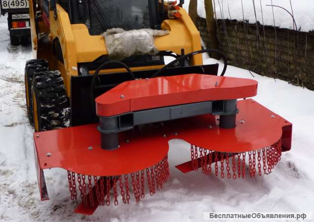 Косилка-кусторез для минипогрузчика