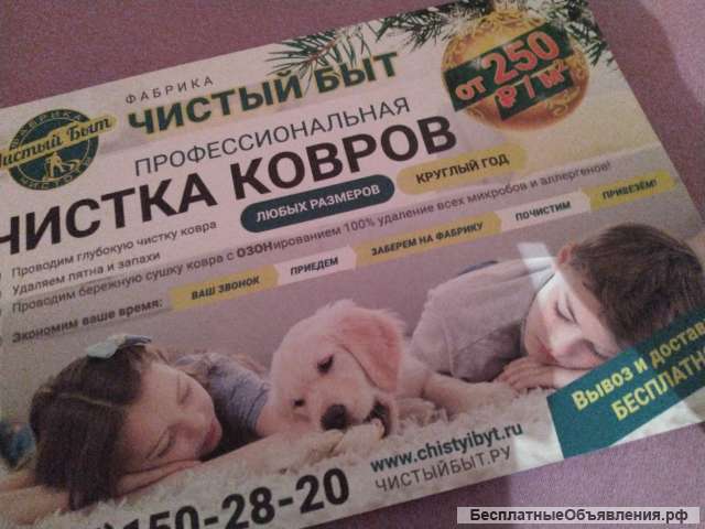 Чистим любые ковры