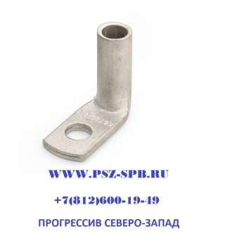 Угловые кабельные наконечники под опрессовку с хвостовиком под 90°