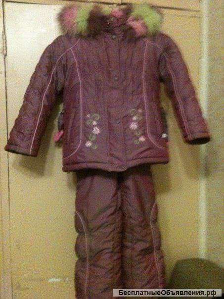 Зимний костюм для девочки