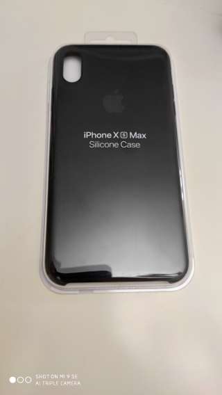 IPhone Xs Max Silicone Case Black