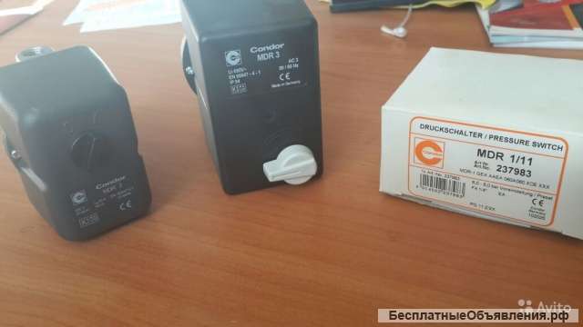 Реле давления компрессора 380 / 220 condor MDR
