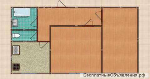 2-x комнатную квартиру в Строгино