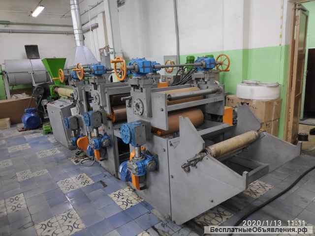 Листовальная линия для производства листов из термопластов