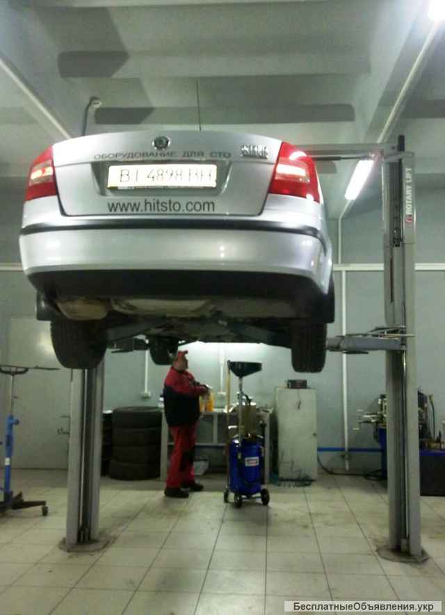 Подъёмники автомобильные, прессы, краны, гидравлика