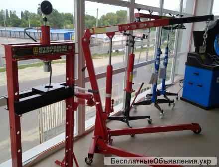 Подъёмники автомобильные, прессы, краны, гидравлика