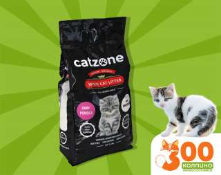 Наполнитель для кошек "Catzone" 5,2 кг в Колпино