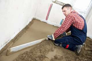 Полусухая стяжка пола по немецким технологиям