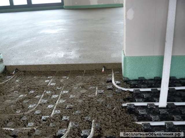Полусухая стяжка пола быстро и качественно