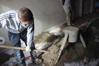 Стяжка Пола Полусухая Механизированная