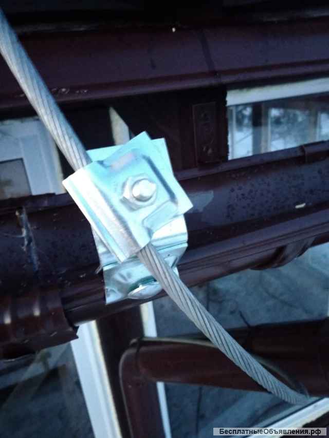 Молниезащита различных зданий, коттеджей. Любой архитектуры сооружений, домов.