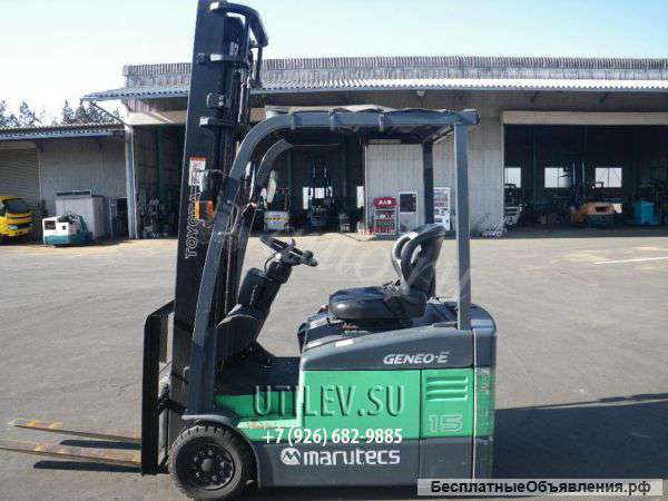 Погрузчик вилочный TOYOTA 7FBE15 электрический