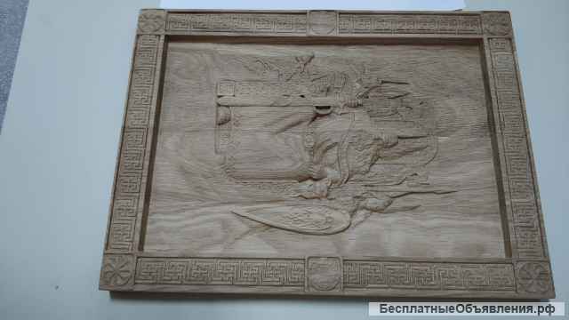 Резные деревянные картины на ЧПУ