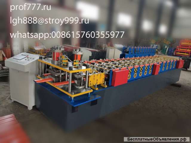 Станок для производства евроштакетника 3 в 1