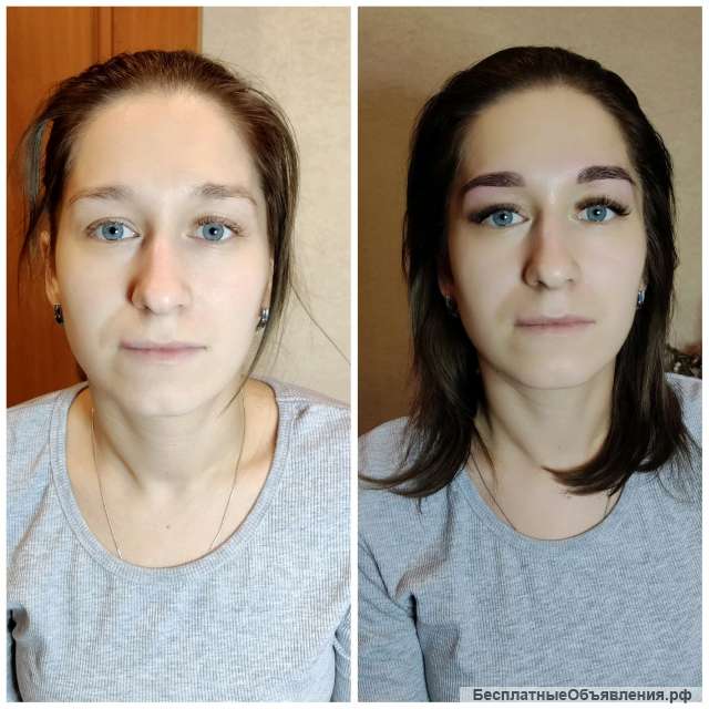 Наращивание, ламинирование ресниц- и архитектура бровей