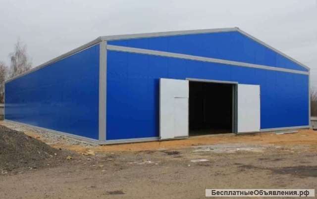 Строительство прямостенных ангаров