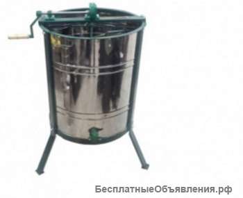 Медогонка 2-х рамочная, Малютка на ножках (корзина нержавеющая, клапан пластик) (производство Белору
