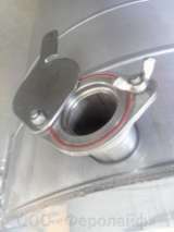 Медогонка 2-х рамочная, Малютка с отстойником (корзина нерж, клапан нерж) производство Белоруссия