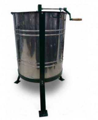 Медогонка 3-х рамочная НЕоборотная Балеринка (корзина нержавеющая, кассета нержавеющая, клапан пласт