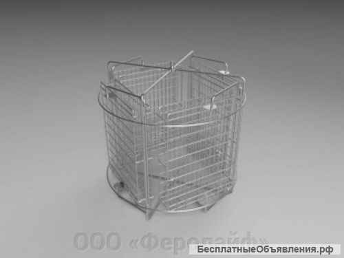 Медогонка 4х рамочная оборотная Стрекоза с электрическим приводом (корзина нерж, кассета нерж, клапа