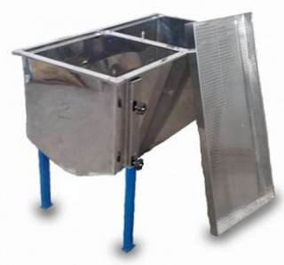 Стол для распечатывания сот конусный укрепленный из нержавеющей стали L=1000мм