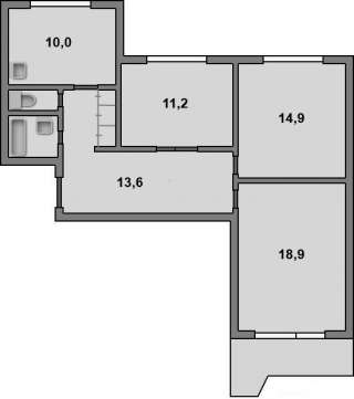 3-комн квартира 75м2_м. Селигерская_ул.800-летия Москвы 26к1