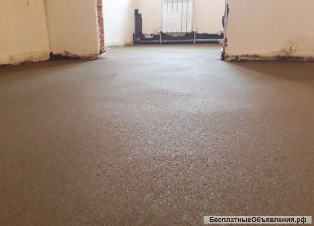 Услуги механизированной стяжки