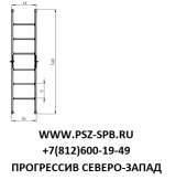 Лестница двухсторонняя стеклопластиковая универсальная
