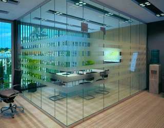 Офисные и интерьерные перегородки из стекла по низким ценам
