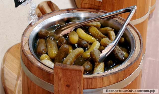 Соленые бочковые огурцы оптом