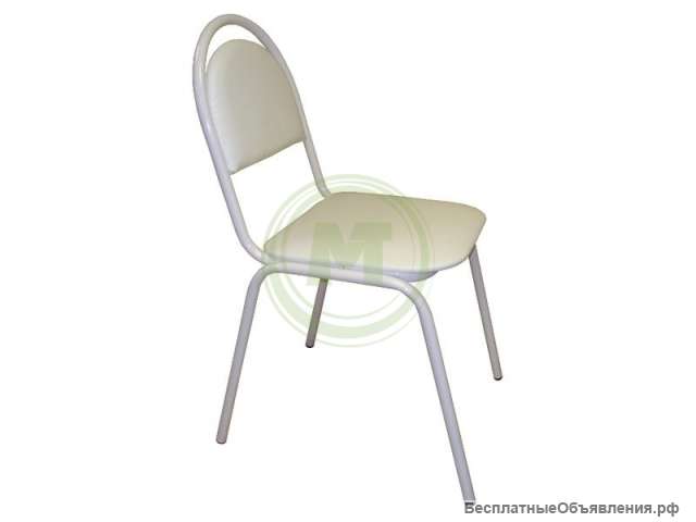 Офисный стул СМ 8 V5 (к/з белый мрамор, каркас белый)